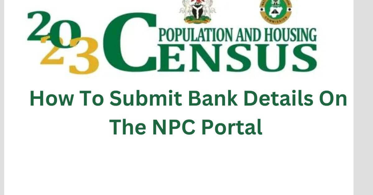 How To Submit Bank Details On The NPC Portal Image