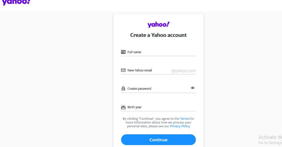 Guide On How To Create A Yahoo Mail Account Image