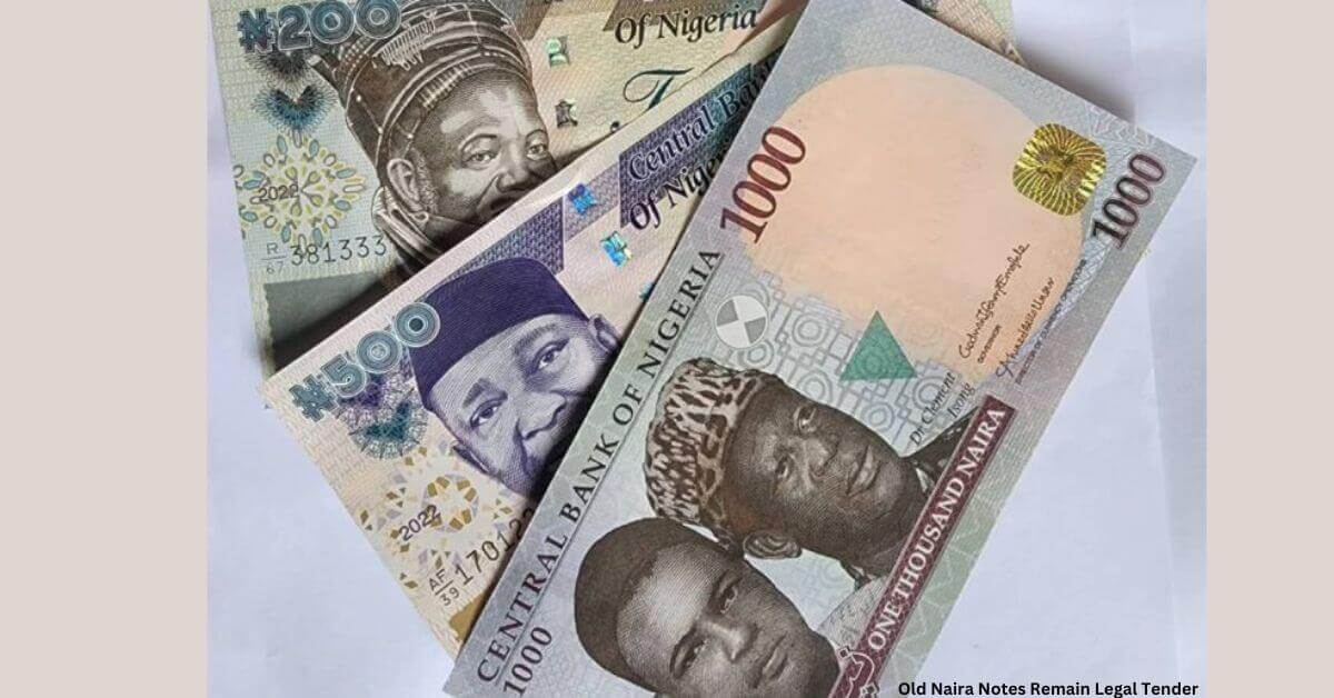 Old Naira Notes Remain Legal Tender Image